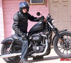 2009 harley davidson iron 883 review motorcycle com, Yeah so what if I live in a pink house I gots a Harley now Yah