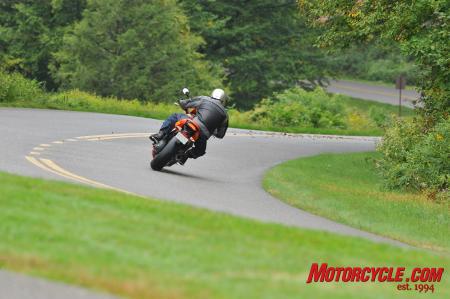 pirelli angel st tire review, An angel riding pillion Nope just the Angel ST tire providing lots of lean angle even in damp conditions along the Blue Ridge Parkway