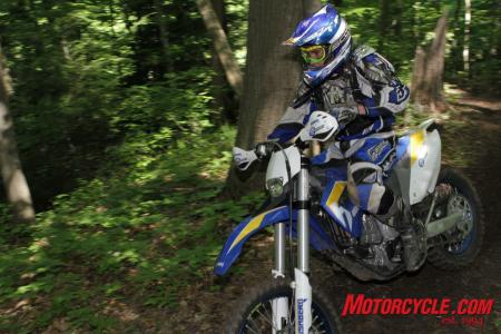 2010 husaberg fe570 review motorcycle com, The FE570 is high tech hauler that really works Suddenly most other big thumpers seem old fashioned