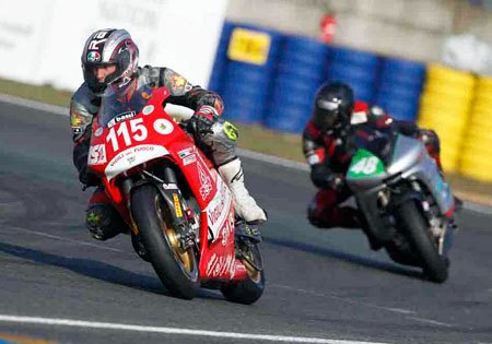 featured motorcycle brands, Thomas Betti 115 won the inaugural e Power race Reiner Kopp 48 finished second