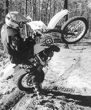 trail test 1996 husqvarna 250 wxc wxe motorcycle com