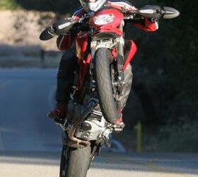 church of mo 2007 ducati hypermotard 1100s, A grunty motor low gearing and a high center of gravity are perfect conspirators for mono wheel action