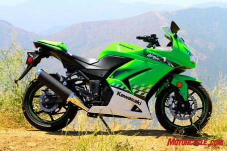 2010 kawasaki ninja 250r review motorcycle com, The special edition comes with Team Green color and graphics and matching passenger pillion