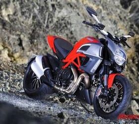 2011 ducati diavel review motorcycle com, The 2011 Ducati Diavel Will this new Ducati that s unlike any other Ducati redefine power cruisers or does its break with convention defy categorization