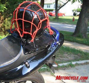 how to load your motorcycle, Make sure your tie downs can t come loose You don t want a bungee wrapped around your wheel
