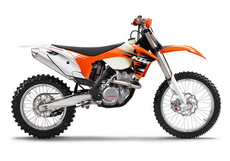 2011 ktm 350xc f 250xc f announced, The new 2011 KTM 350XC F gets a six speed gearbox instead of the 350SX F s five speed transmission
