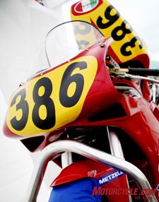 road racing series part 8, Race numbers will be assigned by the organization you re licensed with They can be painted on or applied with vinyl decals The yellow backing denotes the novice status of the racer Photo by Holly Marcus
