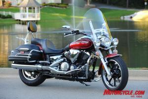 2009 yamaha v star 950 review motorcycle com, If stock ain t good enough for ya Star has a wide selection of accessories to dress up its cruisers