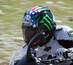 arai corsair v monster energy helmet 2010 Arai Corsair V Helmet Review
