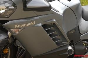 2008 kawasaki concours 14 motorcycle com, The flared portion on the trailing edge of the vent can be removed when heat isn t a concern