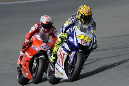 motogp 2010 sachsenring results, Valentino Rossi and Casey Stoner s battle brought back memories of the 2008 USGP If we re lucky we ll see these two go at it again next week at Laguna Seca
