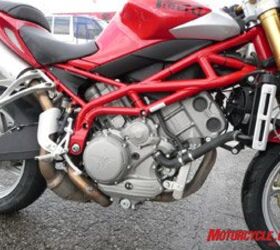 2008 moto morini corsaro review motorcycle com, A grunty V Twin stuffed in a red trellis frame isn t uncommon but the Moto Morini Corsaro puts a new spin on a proven formula