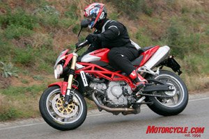 2008 moto morini corsaro review motorcycle com, Yossef attempts to put down a surplus of torque to wet Spanish roads