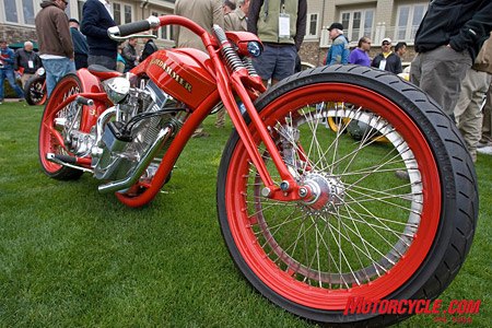 2008 legend of the motorcycle concours d elegance, The board track genre This bike is by Roger Goldammer