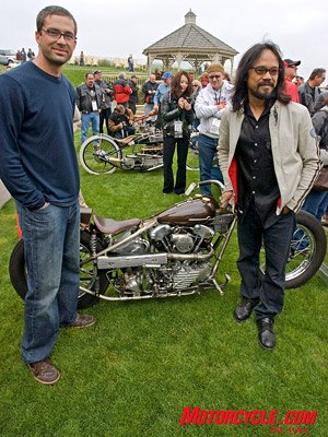 2008 legend of the motorcycle concours d elegance, A synergistic combination entrepreneur Kevin Bradburn and artist Shinya Kimura Between them the result of their collaboration