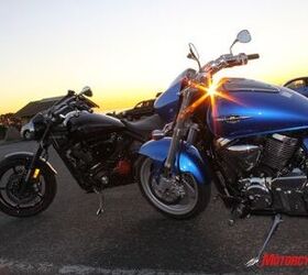 manufacturer 2009 muscle cruiser shootout 87882, Has the sun started to set on the mighty Warrior With the introduction of the M90 Suzuki has given the market an option and savings to boot