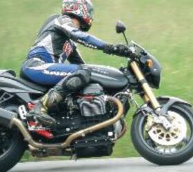moto guzzi v11 scura motorcycle com, Superleggerra both rider and bike