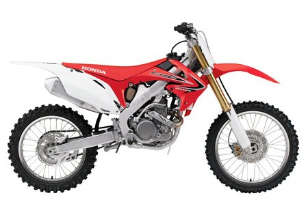 2011 honda crf off road models announced, Like it s larger sibling the CRF450F the CRF250F gets a new muffler that meets the 94 dB sound limit required by some racing organizations