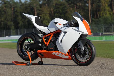 2012 ktm street model lineup preview motorcycle com, The Race Spec version of the RC8 R is a trackday enthusiast s or racer s dream as it incorporates practically every go fast part in the KTM catalog