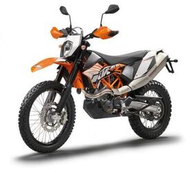 2012 ktm street model lineup preview motorcycle com, For the dual sport fans out there the 690 Enduro gets even more power for 2012 and an extended service interval