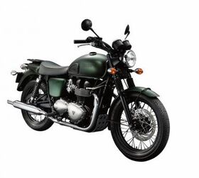 triumph unveils three new models for 2012 motorcycle com, With only 1100 Triumph Steve McQueen Edition Bonneville T100s being produced this is your chance to own a motorcycle that s an homage to a film and motorcycle icon