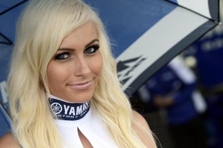motogp 2012 sachsenring results, Yamaha is holding a competition for opportunities to be a grid girl Andrea Friedrich of Germany won that chance at Sachsenring