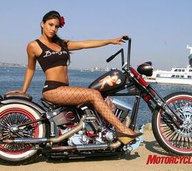 Girl On A Motorcycle Bike Motorbike Poster