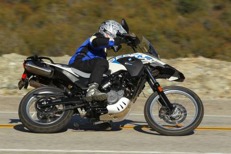 2012 bmw g650gs sertao review motorcycle com, The elements and features that make the Sertao better suited than the standard G650GS for off roading don t come at the cost of impeding the Sertao s on road performance