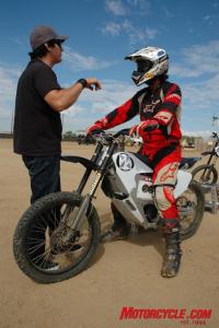 2008 zero x electric motorcycle review motorcycle com, Just go WFO dude and see what happens