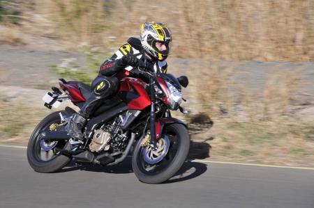 2012 bajaj pulsar 200ns review motorcycle com, We were impressed with the acceleration of the 200NS