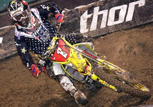 ama sx stewart wins anaheim 3, Chad Reed has seen his lead in the 2009 AMA Supercross standings slowly eroding with every race