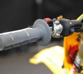 inside the 2013 supercross works bikes motorcycle com, Most of the top riders use an adjustable ignition system that they can change on the fly All they have to do is flip the switch to the right of the kill switch