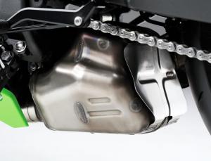 2011 kawasaki zx 10r review motorcycle com, A new larger volume exhaust pre chamber aids in centralizing mass and allows use of a smaller muffler