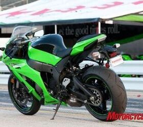 2011 kawasaki zx 10r review motorcycle com, The 10R s sleeker more compact design had many riders drawing parallels to the shape and size of 600cc supersports