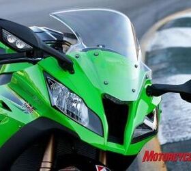 2011 kawasaki zx 10r review motorcycle com, Redesigned ram air intake joins new headlight and mirror integrated signal designs to create a sharper more focused look for the big Ninja