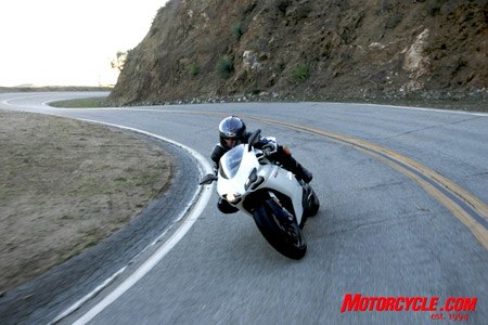 2008 ducati 848 road test motorcycle com, The taut 848 comes into its own on an empty mountain road