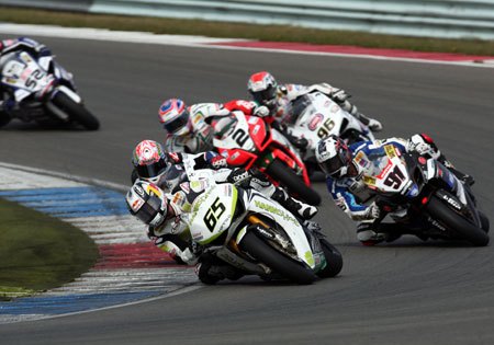 wsbk 2010 assen results, Jonathan Rea won Race One by over a second and Race Two by nearly two seconds but both races were closer than the final results suggest