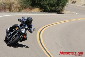 2009 star v max review test motorcycle com, Although there are better bikes for cutting up the twisties the VMax acquits itself well for a machine of its size