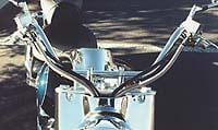 first impression 1998 intruder vl1500lc motorcycle com, All of the handlebar wires and cables funnel into a scoop atop the headlight cell