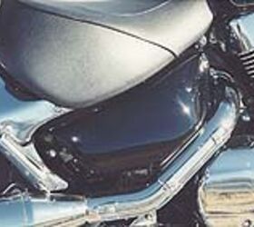 first impression 1998 intruder vl1500lc motorcycle com, The bulbous incognito fuel cell