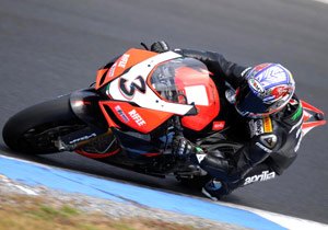 wsbk phillip island test session one, Max Biaggi recorded the top time in the first half of the final pre season WSBK test