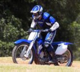 2003 yamaha yz450f motorcycle com, This is the time when those stiffer springs would come in handy