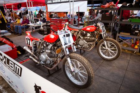 2012 ama flat track season finale video, Henry Wiles rode an air cooled Ducati at Pomona a track at which he scored a win in 2009 aboard a Harley