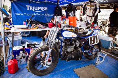 2012 ama flat track season finale video, Bonneville Performance leads the reintroduction of Triumph motorcycles to the American flat track scene operating this year as a factory supported effort