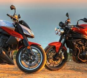 2010 streetfighter shootout kawasaki z1000 vs triumph speed triple motorcycle com, The superior performance of the Z1000 edges out the Speed Triple s excellent package