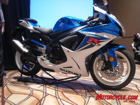 2011 suzuki gsx r600 and gsx r750 revealed motorcycle com, The 2011 GSX R600 has been overhauled from top to bottom losing around 20 lbs in the process