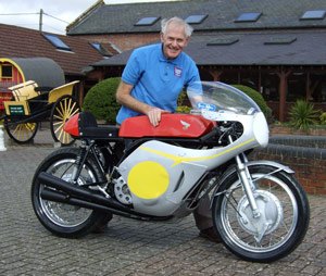 sammy miller at thundersprint, A replica Honda RC181 is the newest addition to the Sammy Miller Motorcycle Museum
