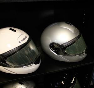 schuberth north america opens its doors, C3s were on hand in silver white and black to check out