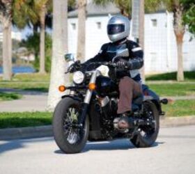 2010 honda shadow phantom review motorcycle com, The Phantom s friendly seat height and accommodating rider triangle make this latest Honda cruiser an excellent option for new riders or those returning to riding looking for their first iron horse