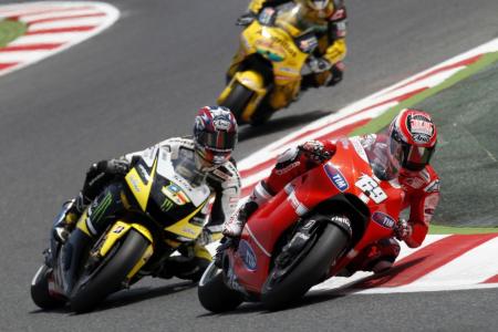 motogp 2010 catalunya results, Independance Day was less successful for Nicky Hayden and Colin Edwards